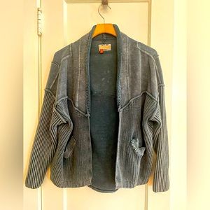 Pilcro Blue Knit Cardigan Size S